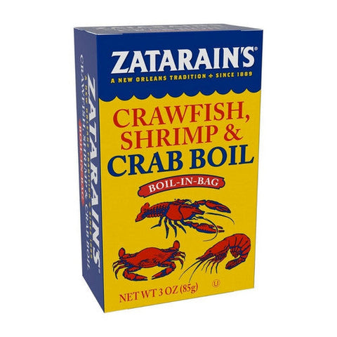 Zatarains, Crawfish Shrimp And Crab Boil Seasoning, 3 Oz(Case Of 6) Zatarains