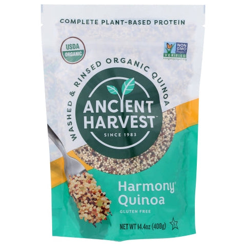 Ancient Harvest, Quinoa Harmony Organic Tri Color Grains, 14.4 Oz(Case Of 12) Ancient Harvest