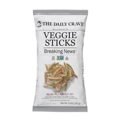 The Daily Crave, Veggie Sticks, 6 Oz(Case Of 8) The Daily Crave