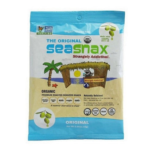Sea Snax, Seaweed Snk Olive 5Ct, 0.54 Oz(Case Of 16) Sea Snax