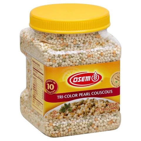 Osem, Tri Color Couscous Canister, 21.16 Oz(Case Of 4) Osem