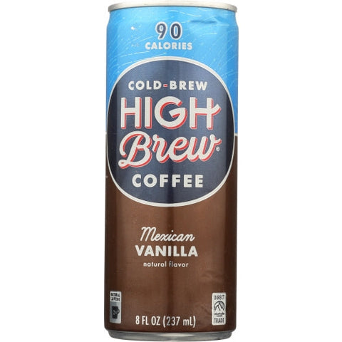 High Brew, Coffee Mexican Vnlla, 8 Oz(Case Of 12) High Brew