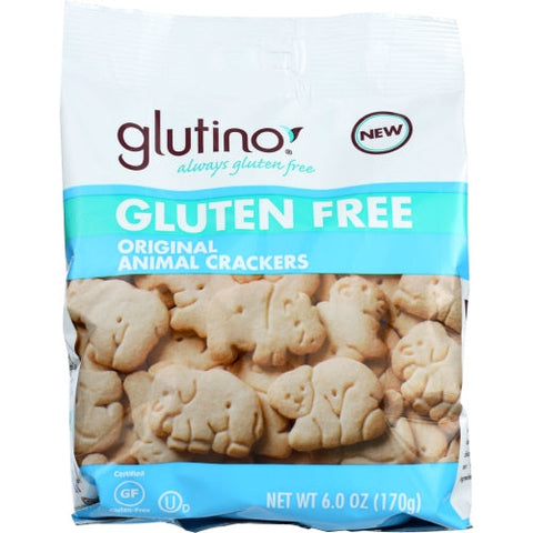 Glutino, Cookie Anml Crckr Orig, Case of 6 X 6 Oz Glutino