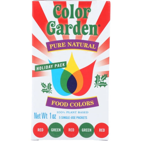 Color Garden, Color Food Ntrl Holiday 5, 1 Oz(Case Of 12) Color Garden