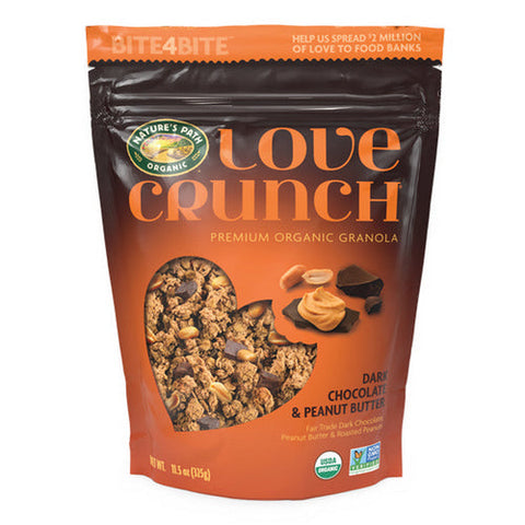 Natures Path, Organic Love Crunch Peanut Butter And Dark Chocolate Granola, 11.5 Oz(Case Of 6) Natures Path