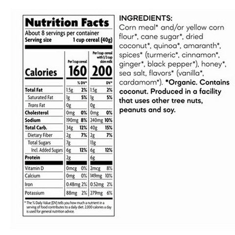 Natures Path, Organic Cereal Golden Turmeric, 10.6 Oz(Case Of 6) Natures Path