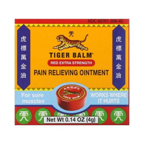 Tiger Balm, Tiger Balm Red, 0.14 Fl Oz Tiger Balm