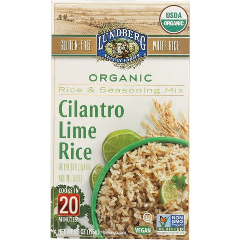 Lundberg, Organic Rice Pilaf Cilantro Lime, 5.5 Oz(Case Of 6) Lundberg