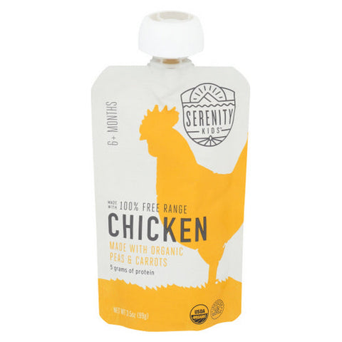 Serenity Kids, Pouch Chickpea Carrot, 3.5 Oz(Case Of 6) Serenity Kids