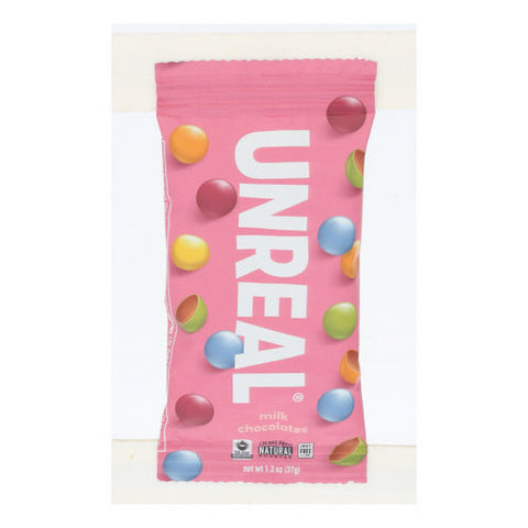 Unreal, Chocolate Gems Milk Chocolate, 1.3 Oz(Case Of 12) Unreal