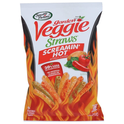 Sensible Portions, Veggie Strw Grdn Scrm Hot, Case of 12 X 4.25 Oz Sensible Portions