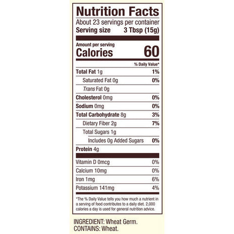 Bobs Red Mill, Wheat Germ, 12 Oz(Case Of 4) Bobs Red Mill