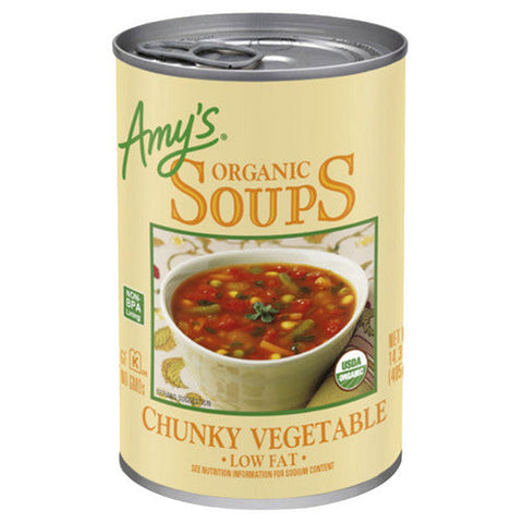 Amys, Organic Chunky Vegetable Soup, 14.3 Oz(Case Of 12) Amys