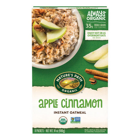 Natures Path, Organic Apple Cinnamon Oatmeal, 14 Oz(Case Of 6) Natures Path