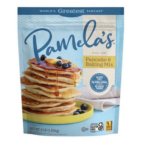 Pamela's Products, Mix Pancake Baking Wf Gf, 4 Lbs(Case Of 3) Pamela's Products