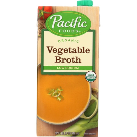 Broth Ls Vegtbl Case of 12 X 32 Oz by Pacific Foods