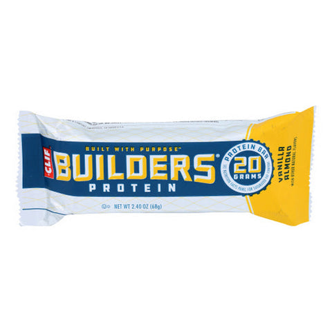 Clif Bar, Clif Builder's Vanilla Almond Bar, 2.4 Oz(Case Of 12) Clif Bar
