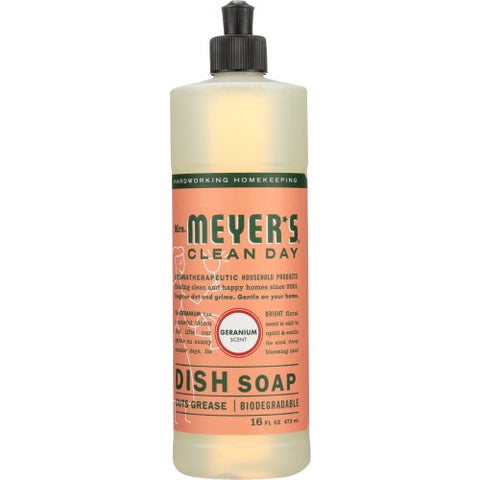 Mrs. Meyer's, Soap Dish Liq Geranium, 16 Oz(Case Of 6) Mrs. Meyer's