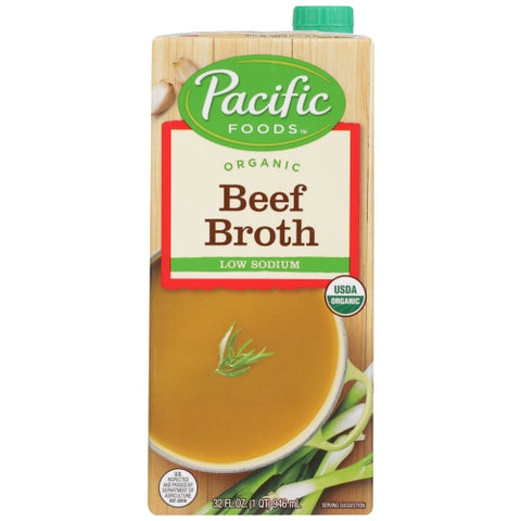 Broth Beef Ls Org Case of 12 X 32 Oz by Pacific Foods