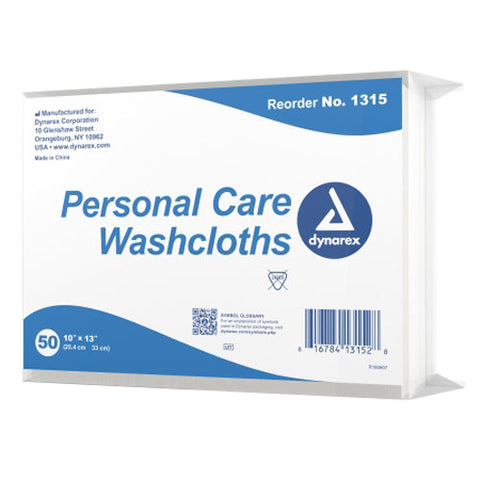 Dynarex, Personal Care Washcloth, Count of 500 Dynarex