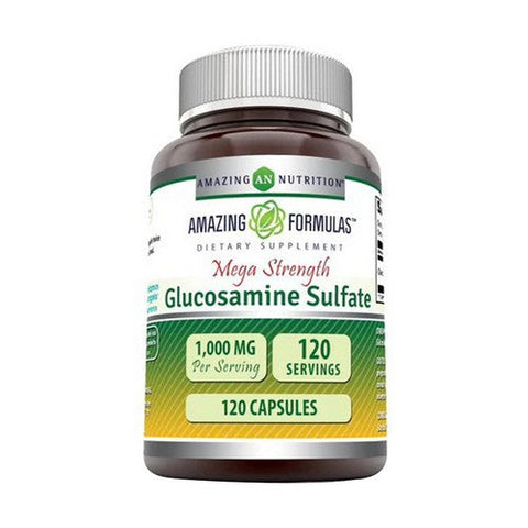 Amazing Nutrition, Amazing Formulas Glucosamine Sulfate Mega Strength, 1000 mg, 120 Caps Amazing Nutrition