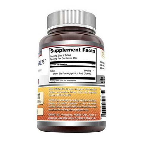 Amazing Nutrition, Amazing Formulas Rutin, 500 mg, 100 Tabs Amazing Nutrition