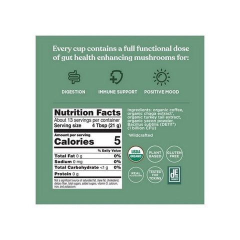 Four Sigma Foods Inc, Gut Health Ground Coffee Medium Roast, 10 Oz Four Sigma Foods Inc