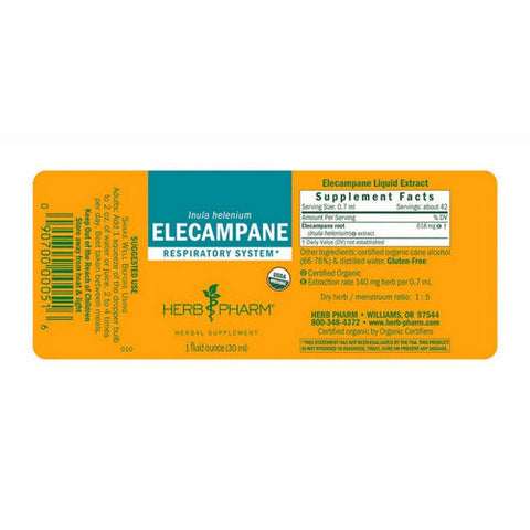 Herb Pharm, Elecampane, 1 Oz Herb Pharm