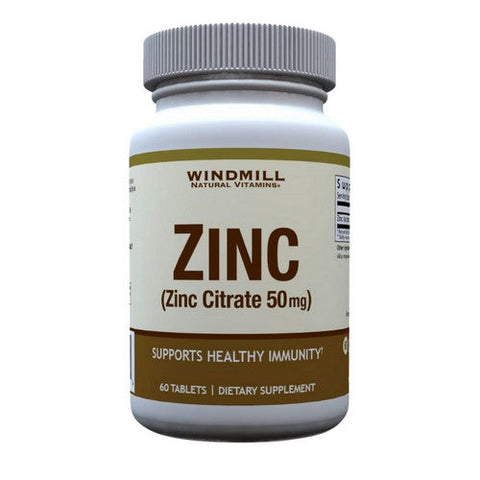 Zinc Citrate 60 Tabs by Windmill Health