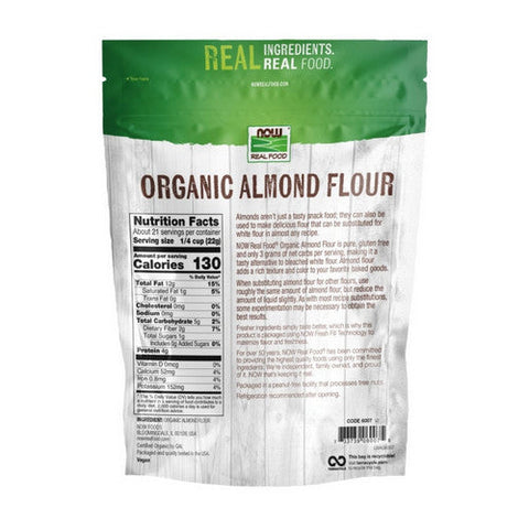 Now Foods, Organic Almond Flour, 16 Oz Now Foods