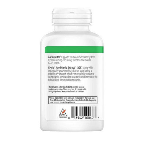Kyolic, Aged Garlic Extract Cardiovascular Health Original Formula 100, 200 Caps Kyolic