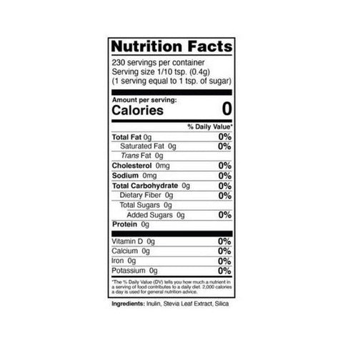 Sweetleaf Stevia, Stevia Sweetener, 4 Oz Sweetleaf Stevia