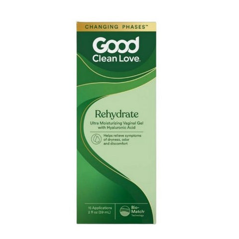 Rehydrate Ultra Moisturizing Vaginal Gel With Hyaluronic Acid  2 Oz by Good Clean Love