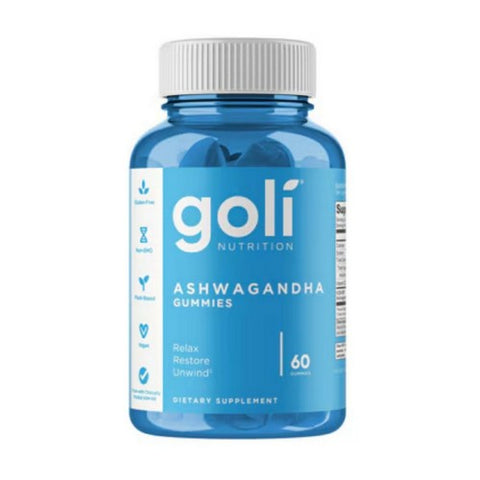 Goli Nutrition, Ashwagandha Gummies Mixed Berry, 60 Count Goli Nutrition