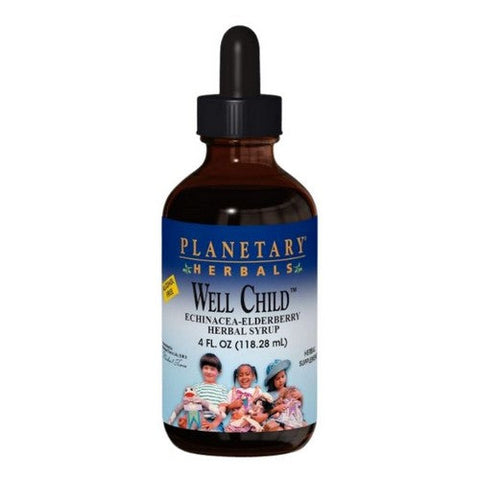 Planetary Herbals, Well Child Echinacea-Elderberry Syrup, 4 Fl Oz Planetary Herbals