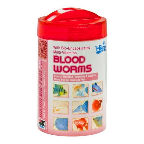 Bloodworms - Freeze Dried 0.42 oz - 12 Grams by Hikari