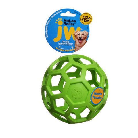 Hol-ee Roller Rubber Dog Toy - Assorted Large (6.5" Diameter - 1 Toy) by JW Pet