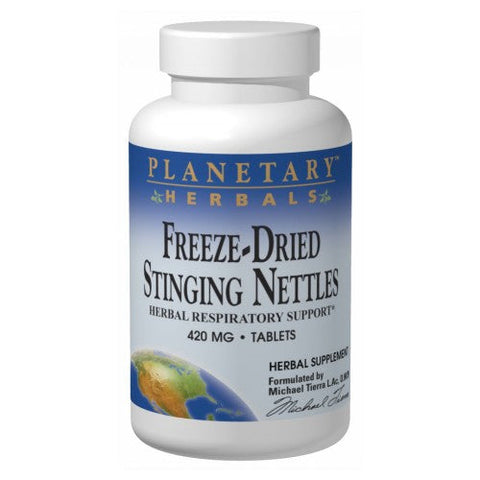 Planetary Herbals, Freeze Dried Stinging Nettles, 120 Tabs Planetary Herbals