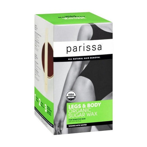Parissa, Organic Sugar Wax For Legs And Body For Sensitive Skin, 8 Oz Parissa