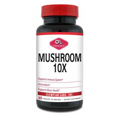 Olympian Labs, Mushroom 10X, 60 Count Olympian Labs
