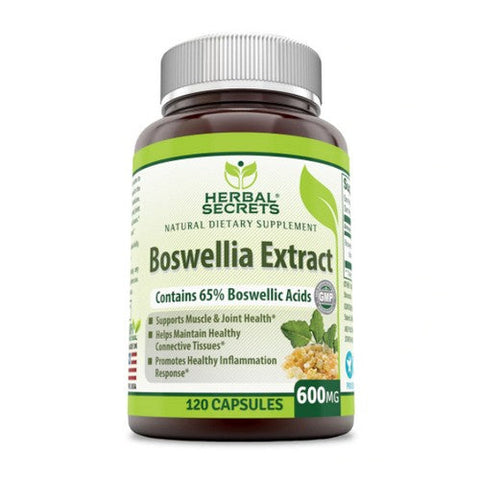 Herbal Secrets, Herbal Secrets Boswellia Serrata Extract, 600 mg, 120 VegCaps Herbal Secrets