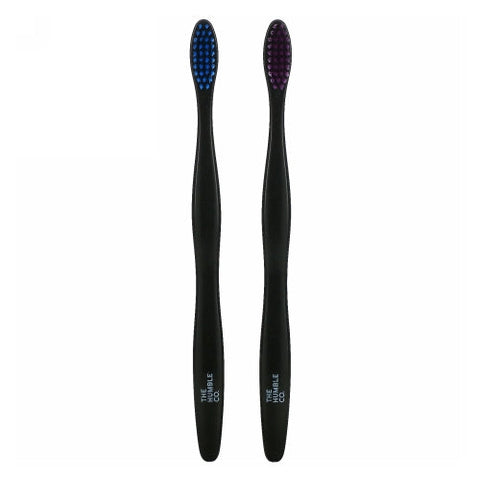 The Humble Co, Plant Based Toothbrush Sensitive Blue & Purple, 2 Count The Humble Co