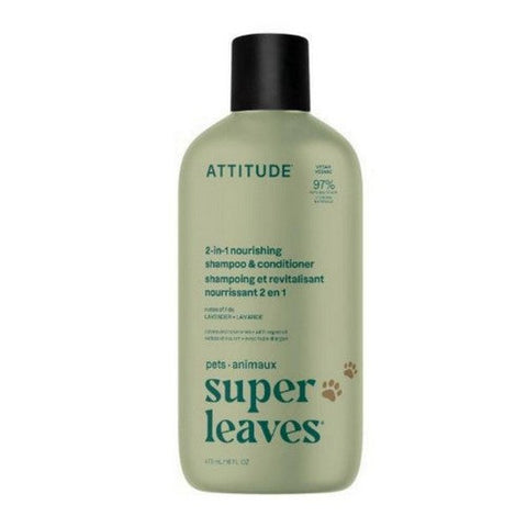 Attitude, Nourishing 2 in 1 Shampoo & Conditioner Lavender, 16 Oz Attitude