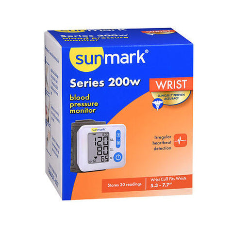 Sunmark, Blood Pressure Monitor Series 200W Wrist, 1 Count Sunmark