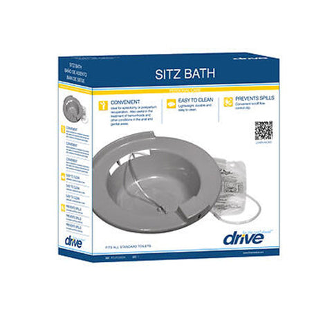 Drive Medical, Sitz Bath Grey, 1 Count Drive Medical