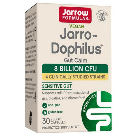 Jarrow Formulas, Jarro-Dophilus Gut Calm, 8 Billion CFU, 30 Veg Caps Jarrow Formulas