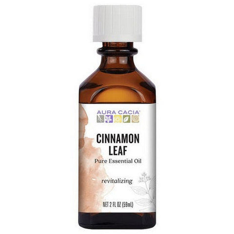 Aura Cacia, Essential Oil Cinnamon Revitalizing, 2 Oz Aura Cacia