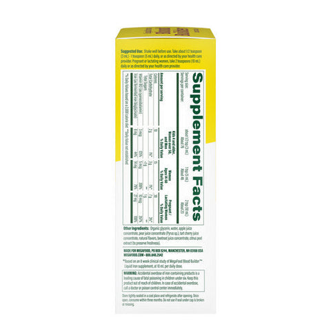 MegaFood, Blood Builder Liquid Iron Once Daily, 7.7 Oz MegaFood