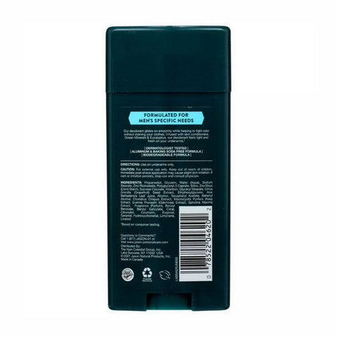 Jason Natural Products, Deodorant Stick Ocean Minerals, Eucalyptus 2.5 Oz Jason Natural Products