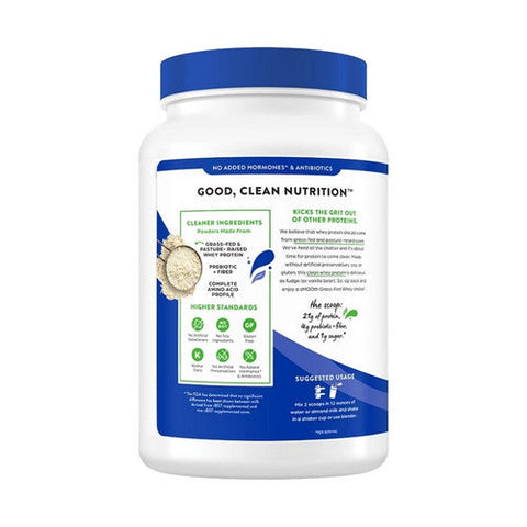 Orgain, Grass Fed Clean Whey Protein Powder Creamy, Chocolate Fudge 1.82 Lb Orgain